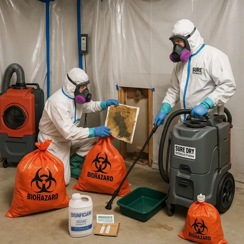 Contaminated Water Handling Protocols process in Clinton County, IA
